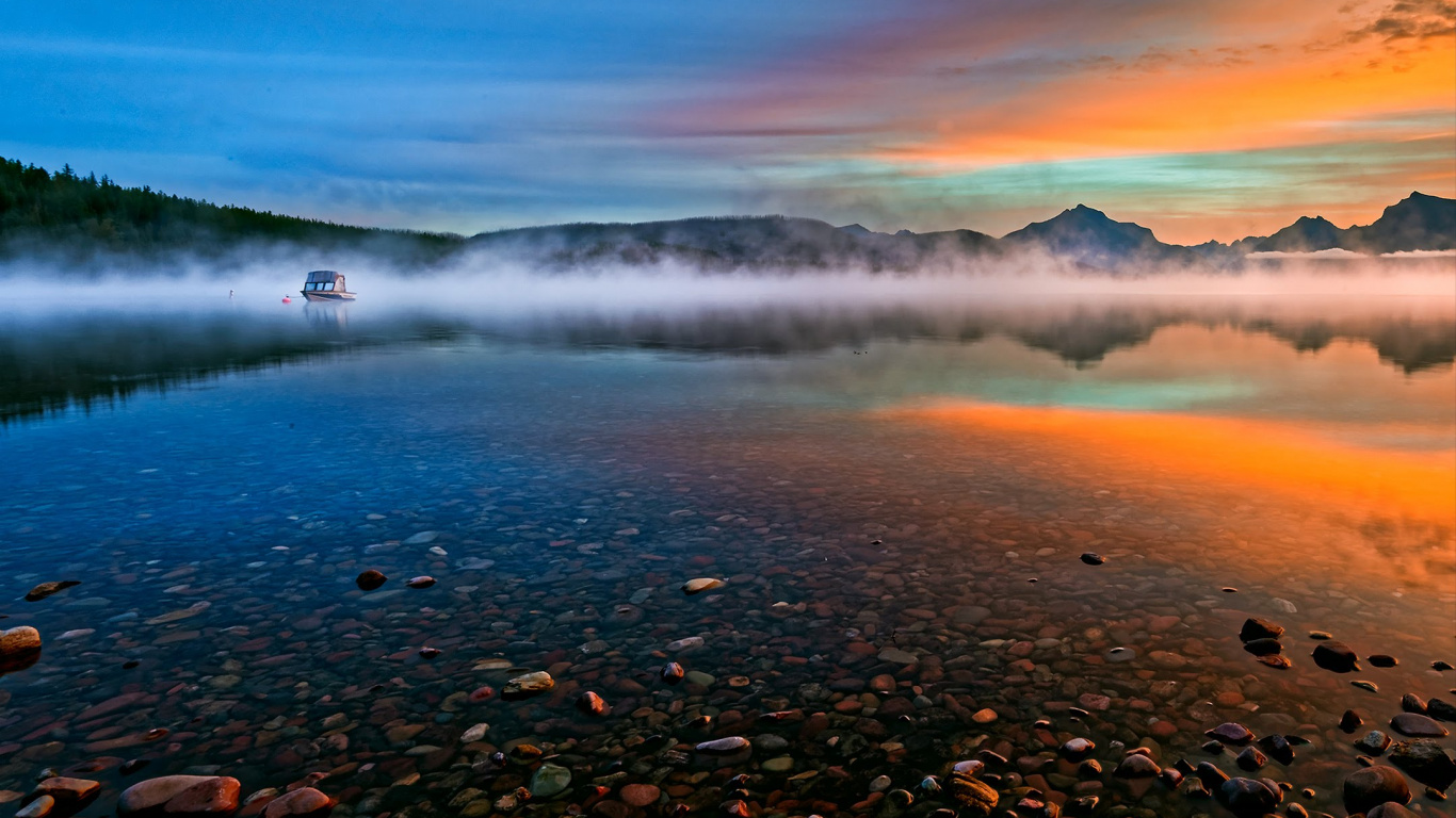 ZTE, ZTE Axon M, Water, Body of Water, Nature. Wallpaper in 1366x768 Resolution