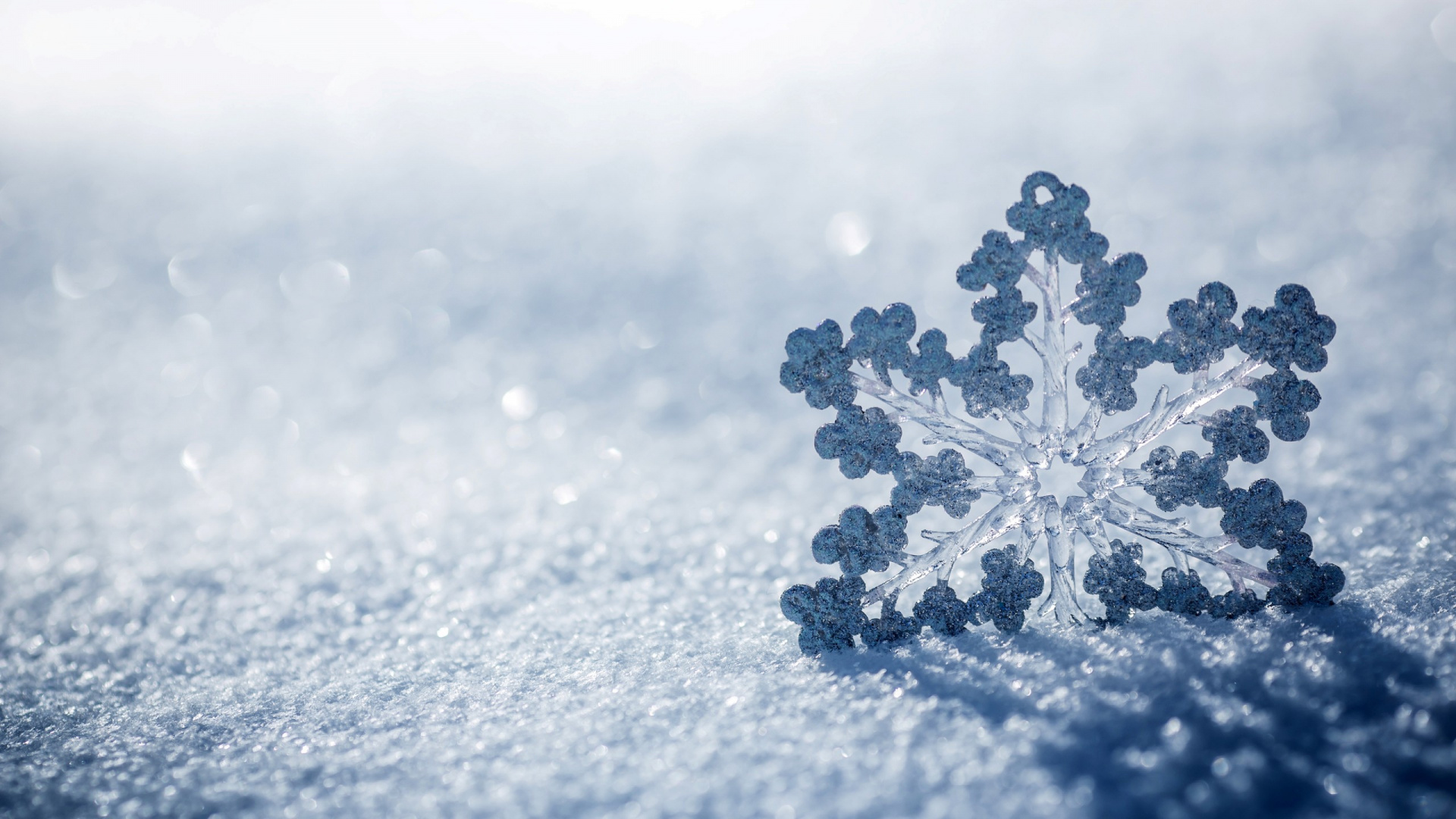 雪花, 冬天, 冻结, 一天, 天空 壁纸 1920x1080 允许