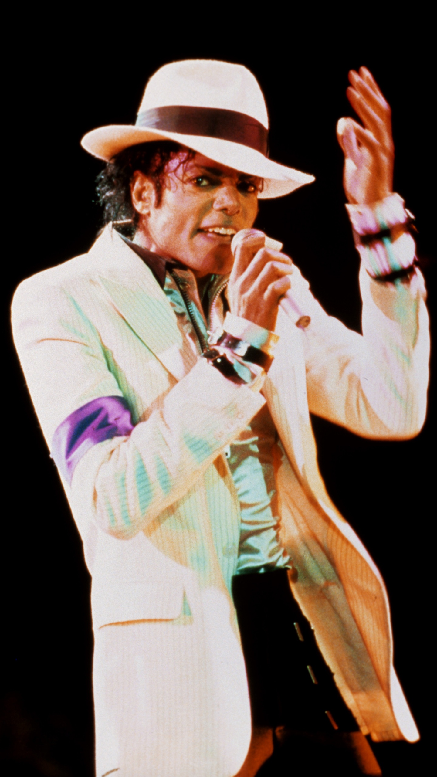 迈克尔*杰克逊, 糟糕, 性能, 音乐艺术家, 歌手 壁纸 1440x2560 允许