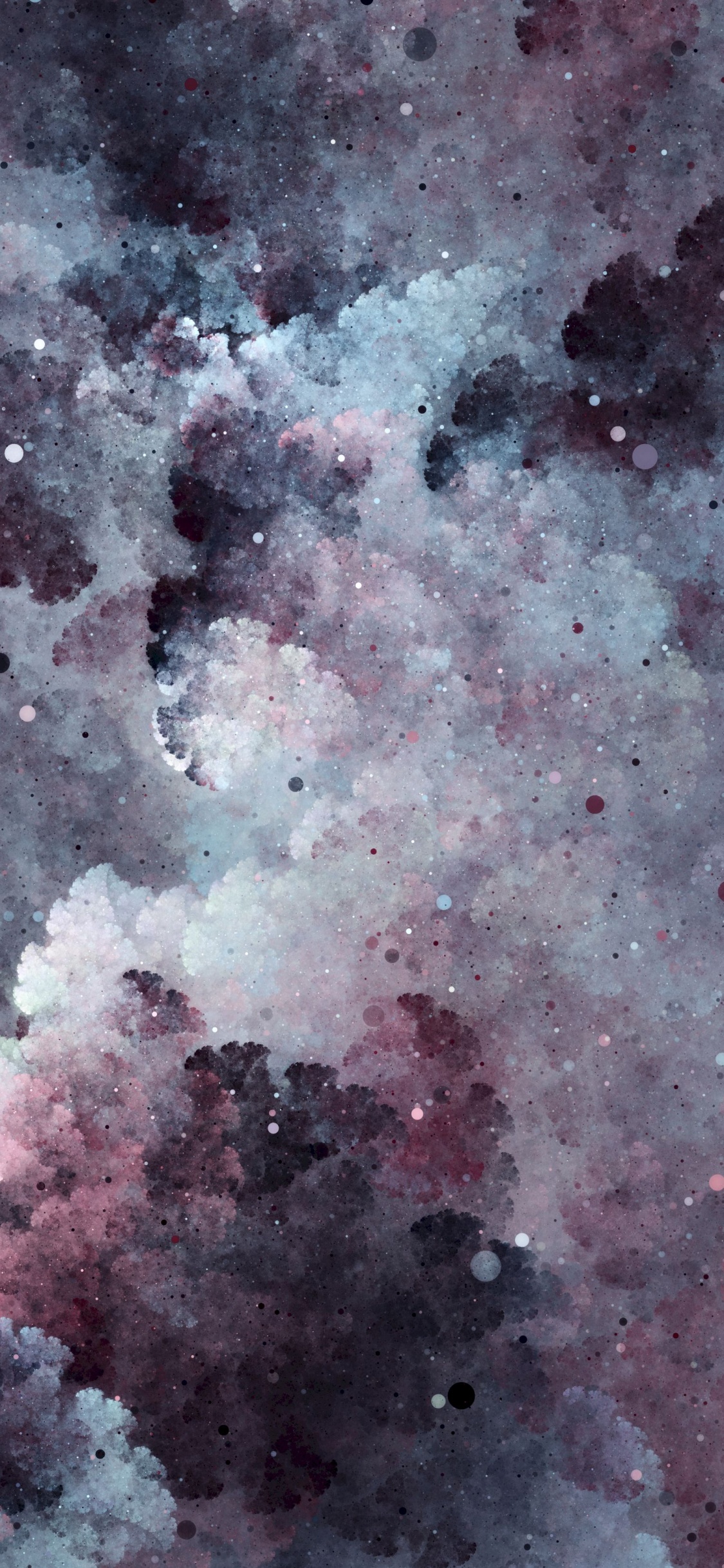 Peinture Abstraite Blanche et Rose. Wallpaper in 1125x2436 Resolution