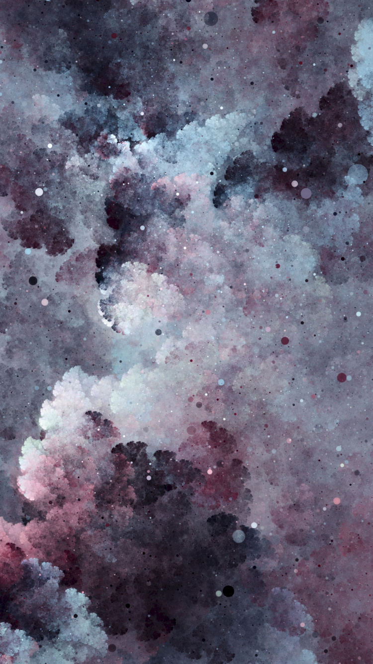 Pintura Abstracta Blanca y Rosa. Wallpaper in 750x1334 Resolution