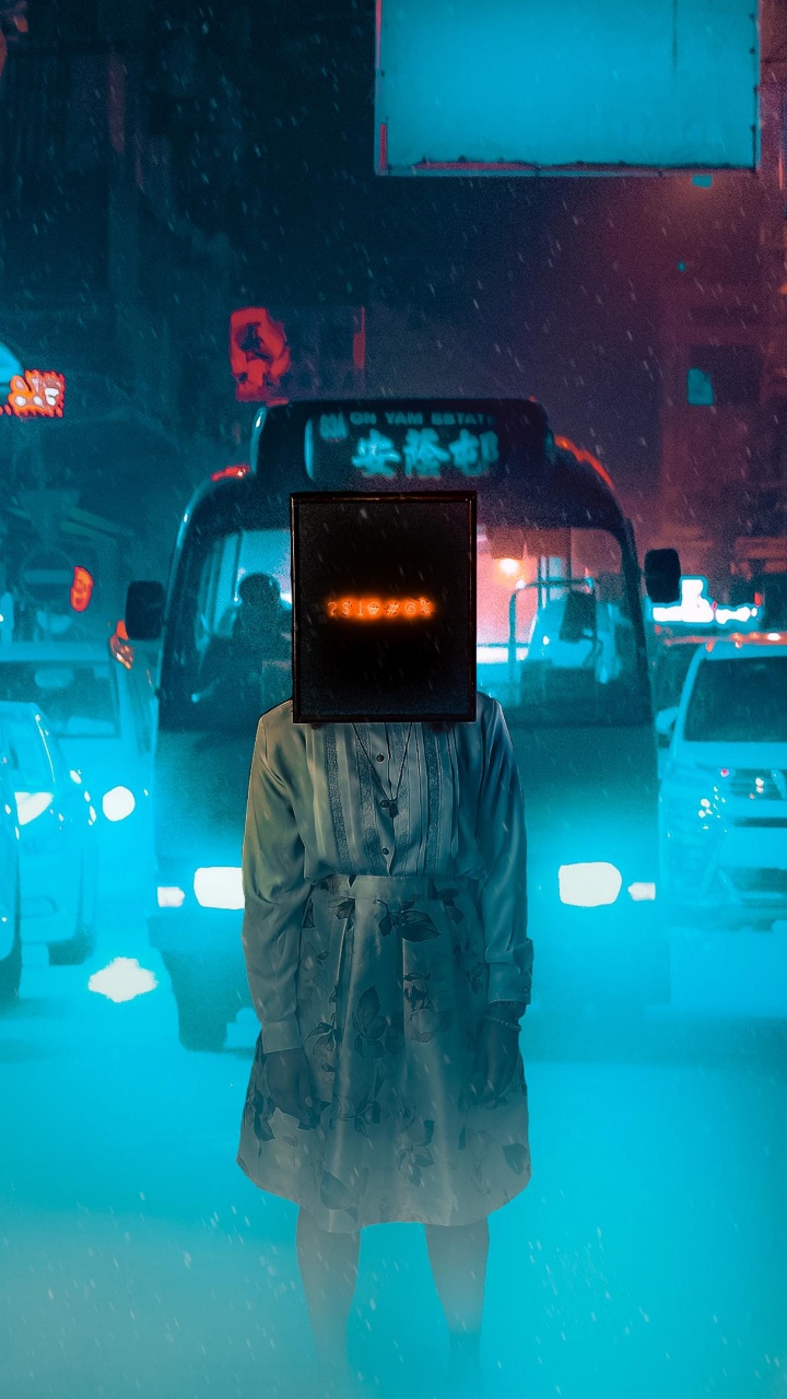 Woman in Black Jacket and Black Skirt Standing on Street During Daytime. Wallpaper in 720x1280 Resolution