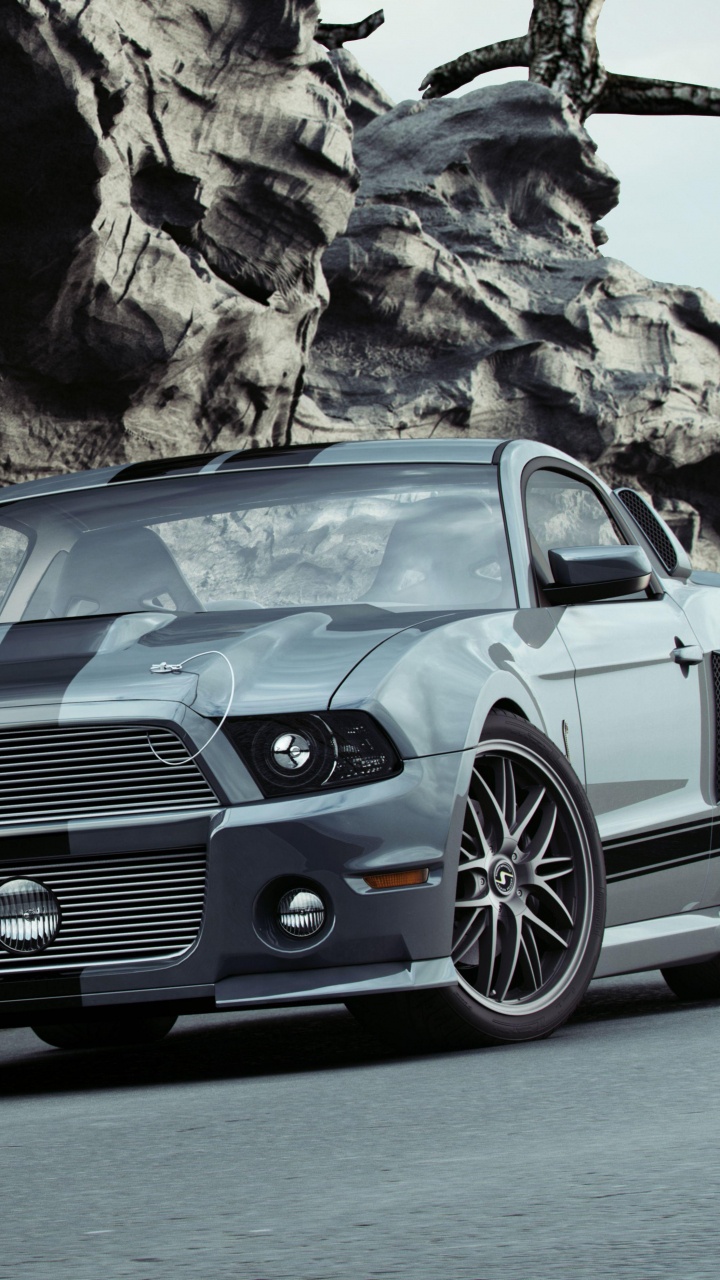 Voiture Mercedes Benz Noire Sur Route. Wallpaper in 720x1280 Resolution