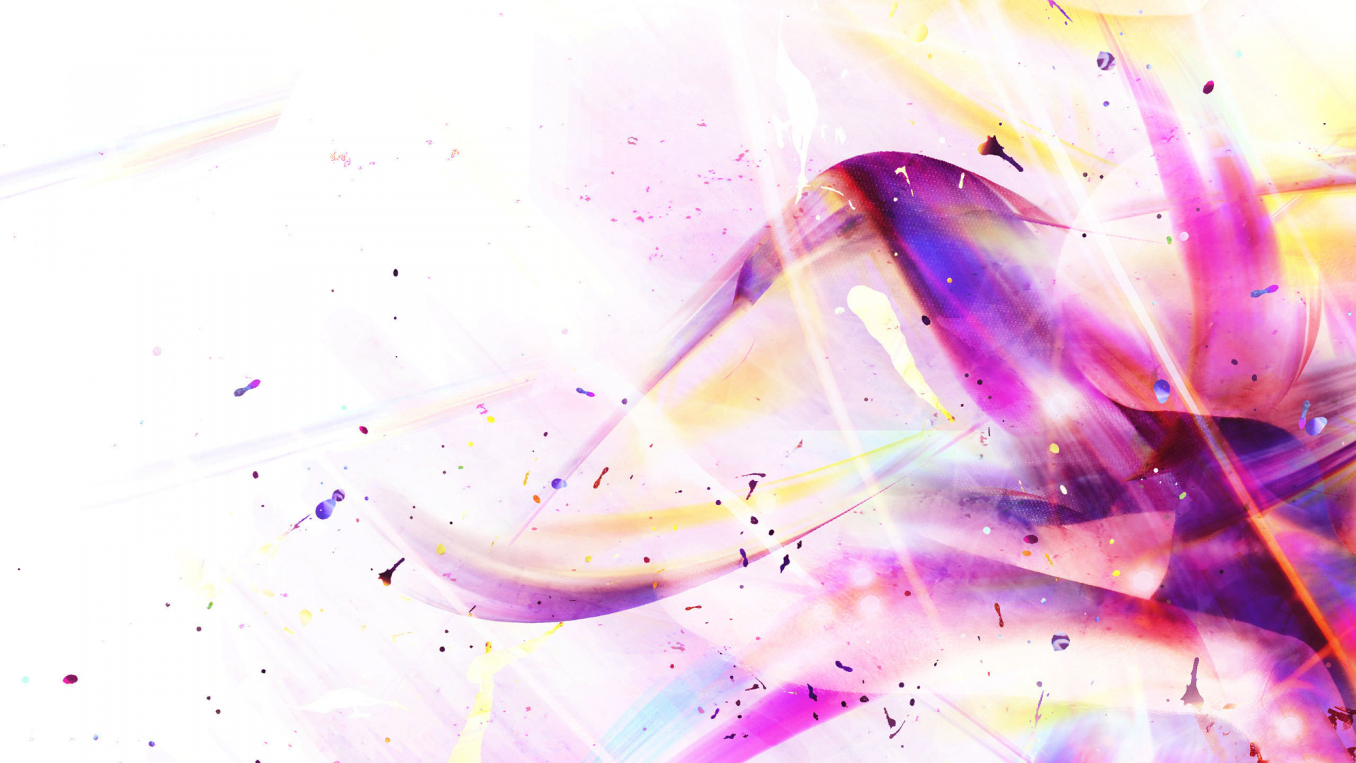 Fond D'écran Numérique Lumière Verte et Bleue. Wallpaper in 1920x1080 Resolution