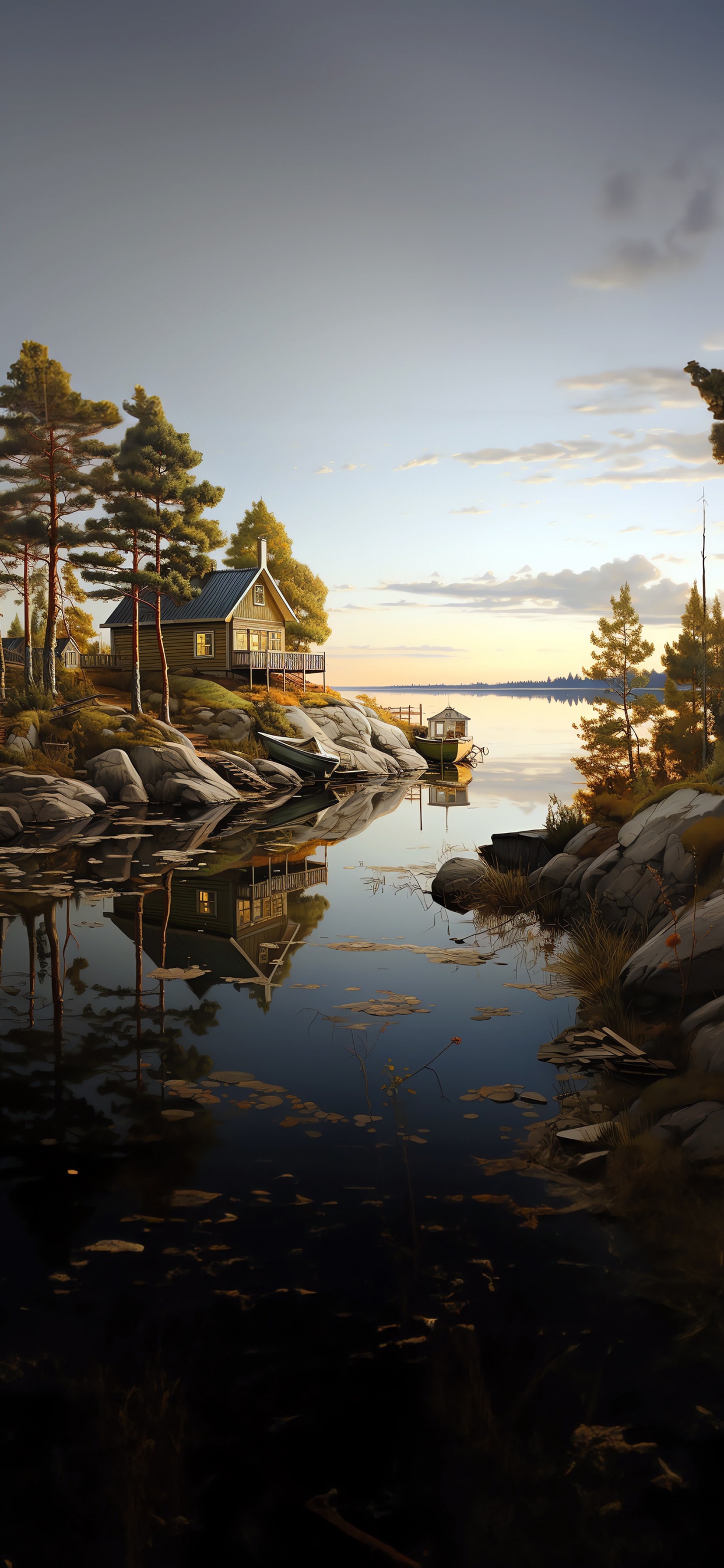 Tree, Water, Cloud, Water Resources, Natural Landscape. Wallpaper in 1242x2688 Resolution