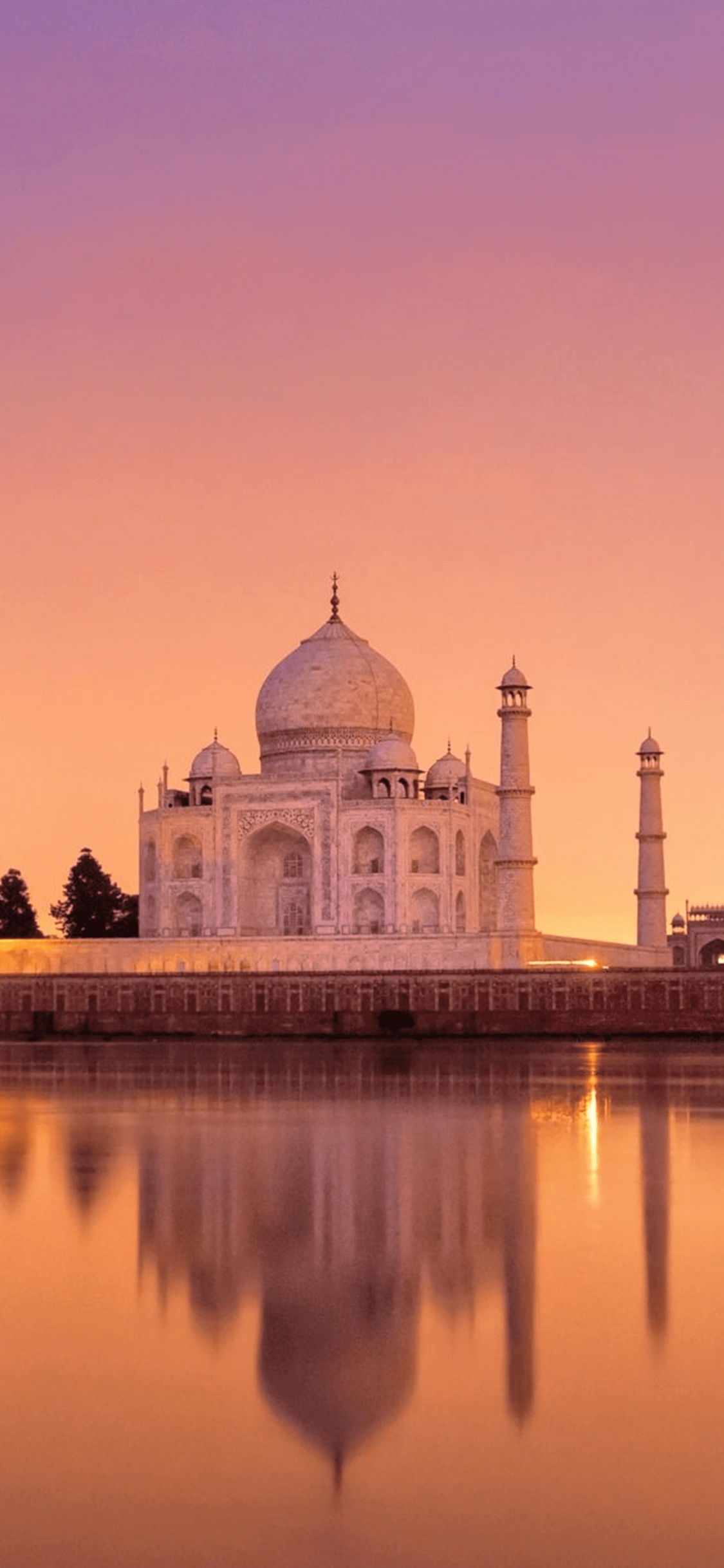 Taj Mahal, Agra Fort, Mehtab Bagh, Humayuns Tomb, Red Fort. Wallpaper in 1125x2436 Resolution