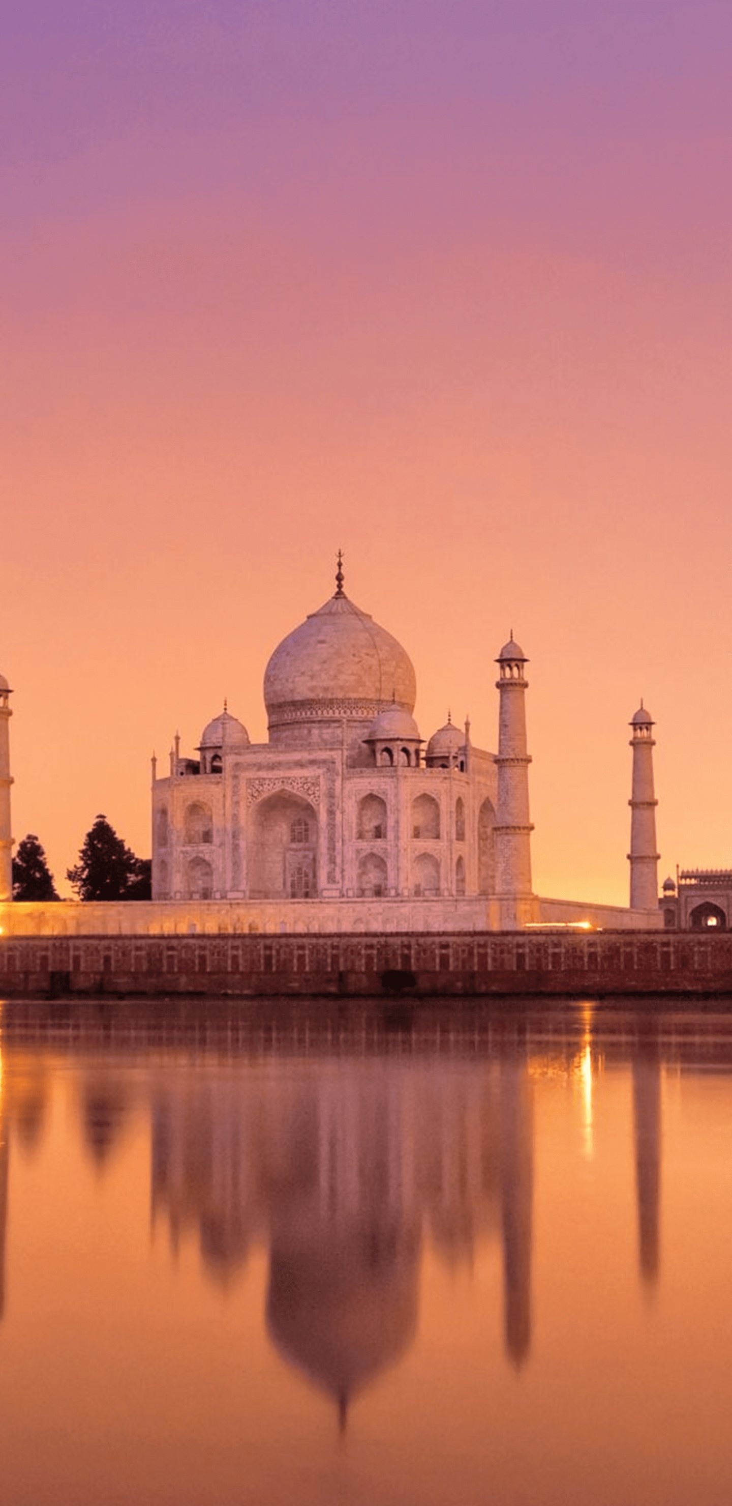 Taj Mahal, Agra Fort, Mehtab Bagh, Humayuns Tomb, Red Fort. Wallpaper in 1440x2960 Resolution