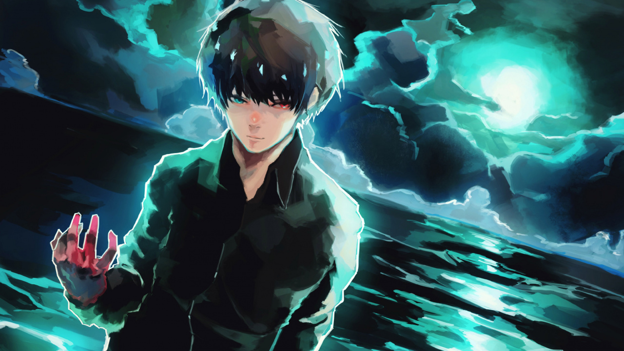 Hombre en Bata Blanca Personaje de Anime. Wallpaper in 1280x720 Resolution