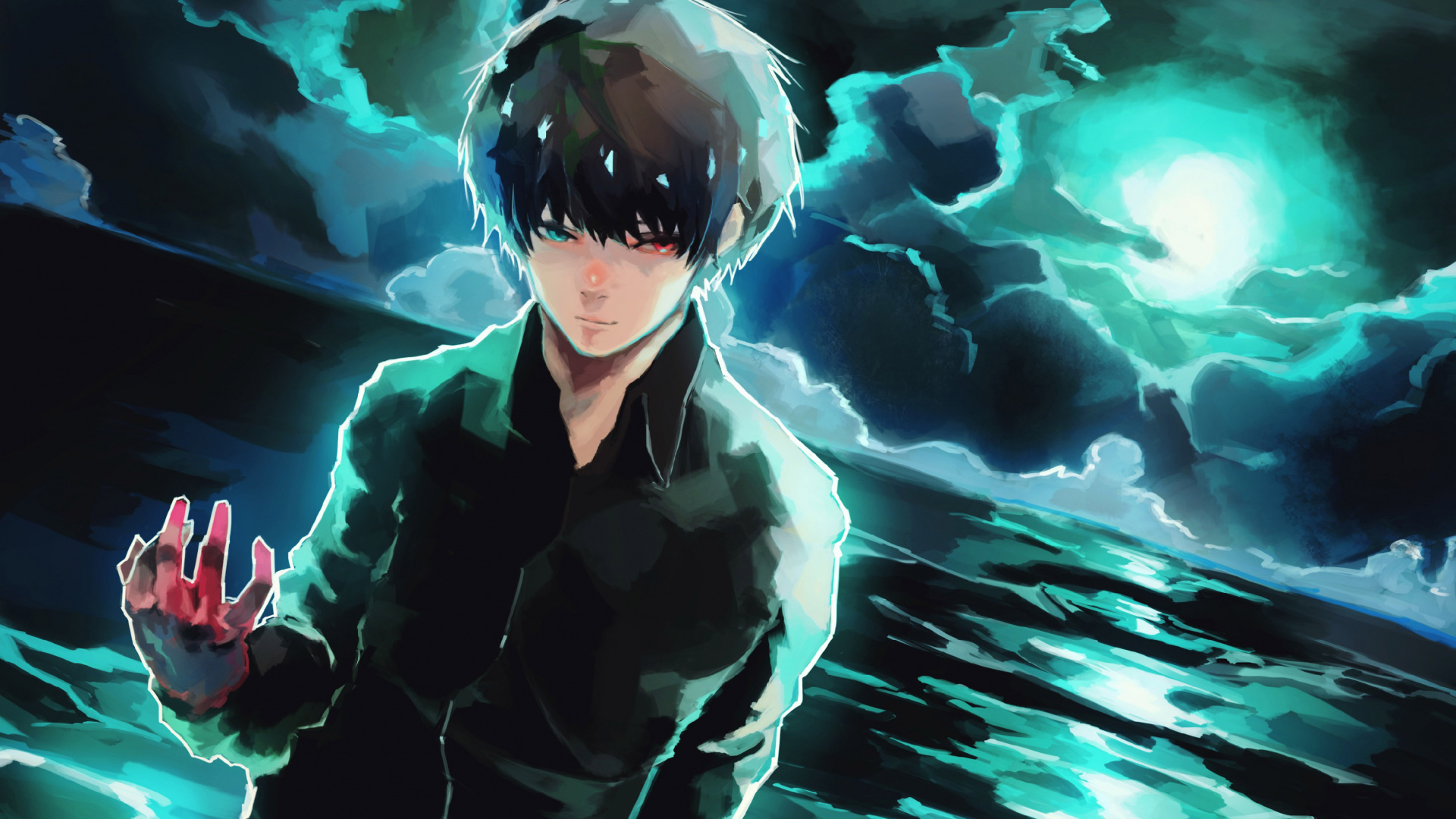 Hombre en Bata Blanca Personaje de Anime. Wallpaper in 1920x1080 Resolution