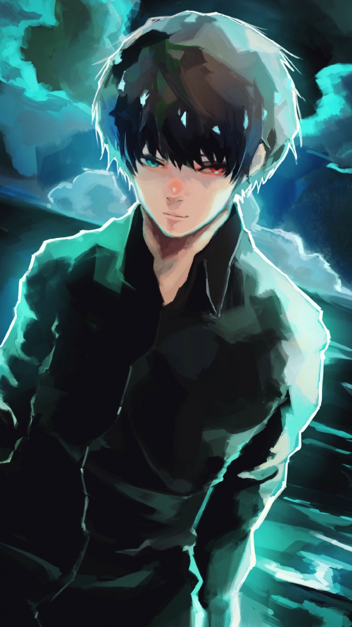 Hombre en Bata Blanca Personaje de Anime. Wallpaper in 720x1280 Resolution