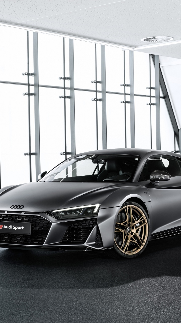 Black Mercedes Benz Coupe Parked in Front of White Metal Wall. Wallpaper in 720x1280 Resolution