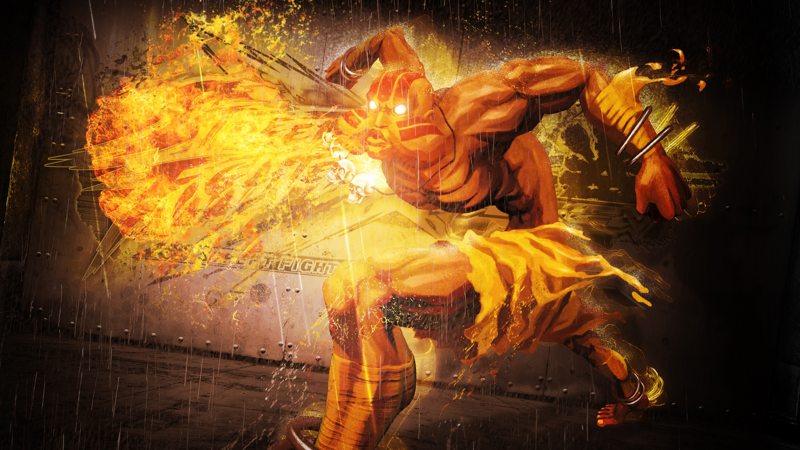la Mythologie, Chaleur, Jin Kazama, Magie, Super Combattant de Rue Iv. Wallpaper in 2560x1440 Resolution