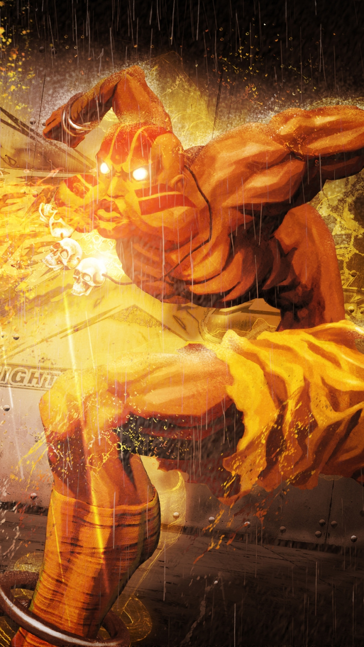 la Mythologie, Chaleur, Jin Kazama, Magie, Super Combattant de Rue Iv. Wallpaper in 750x1334 Resolution