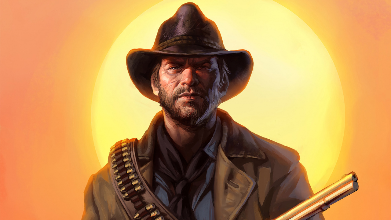 Pistolero, Xbox One, Personaje de Ficción, Sombrero de Vaquero, el Vello Facial. Wallpaper in 1280x720 Resolution