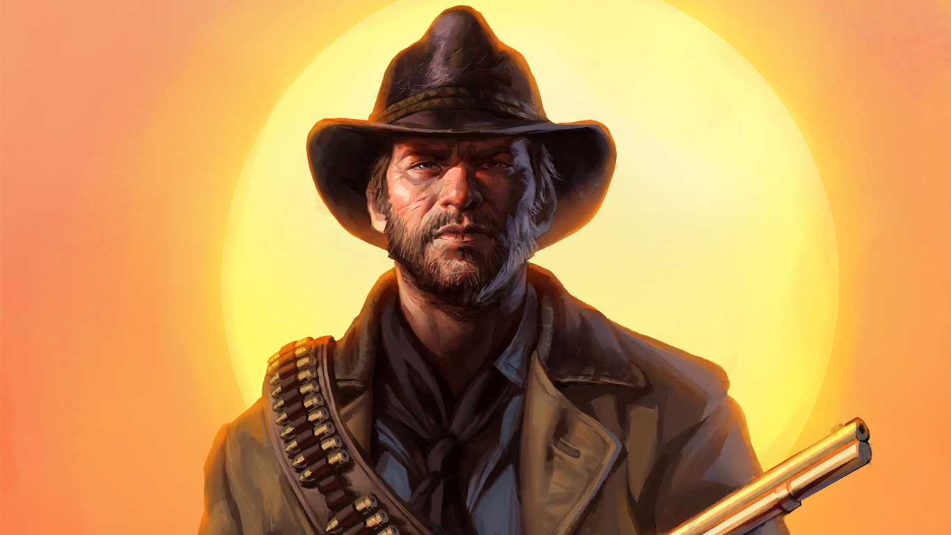 Gunfighter, Xbox One, Personnage de Fiction, Chapeau de Cow-boy, Les Poils du Visage. Wallpaper in 1366x768 Resolution
