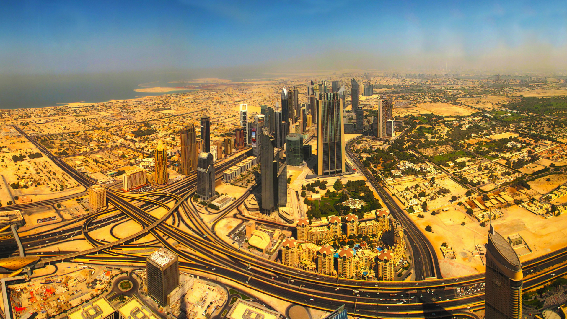 Aerial View of City Buildings During Daytime. Wallpaper in 1920x1080 Resolution
