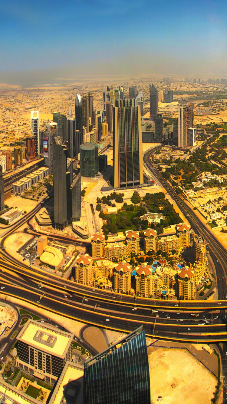 Aerial View of City Buildings During Daytime. Wallpaper in 750x1334 Resolution