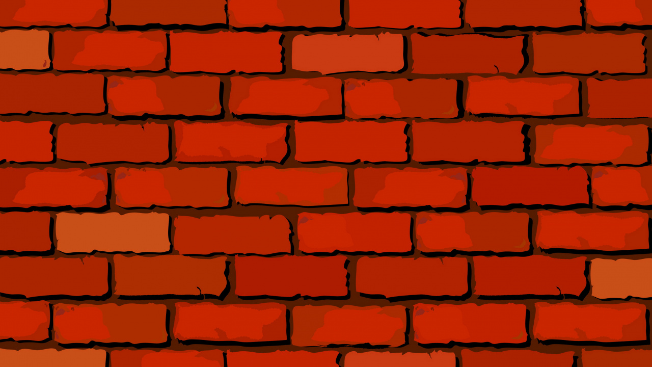 Brown and Black Brick Wall. Wallpaper in 1280x720 Resolution