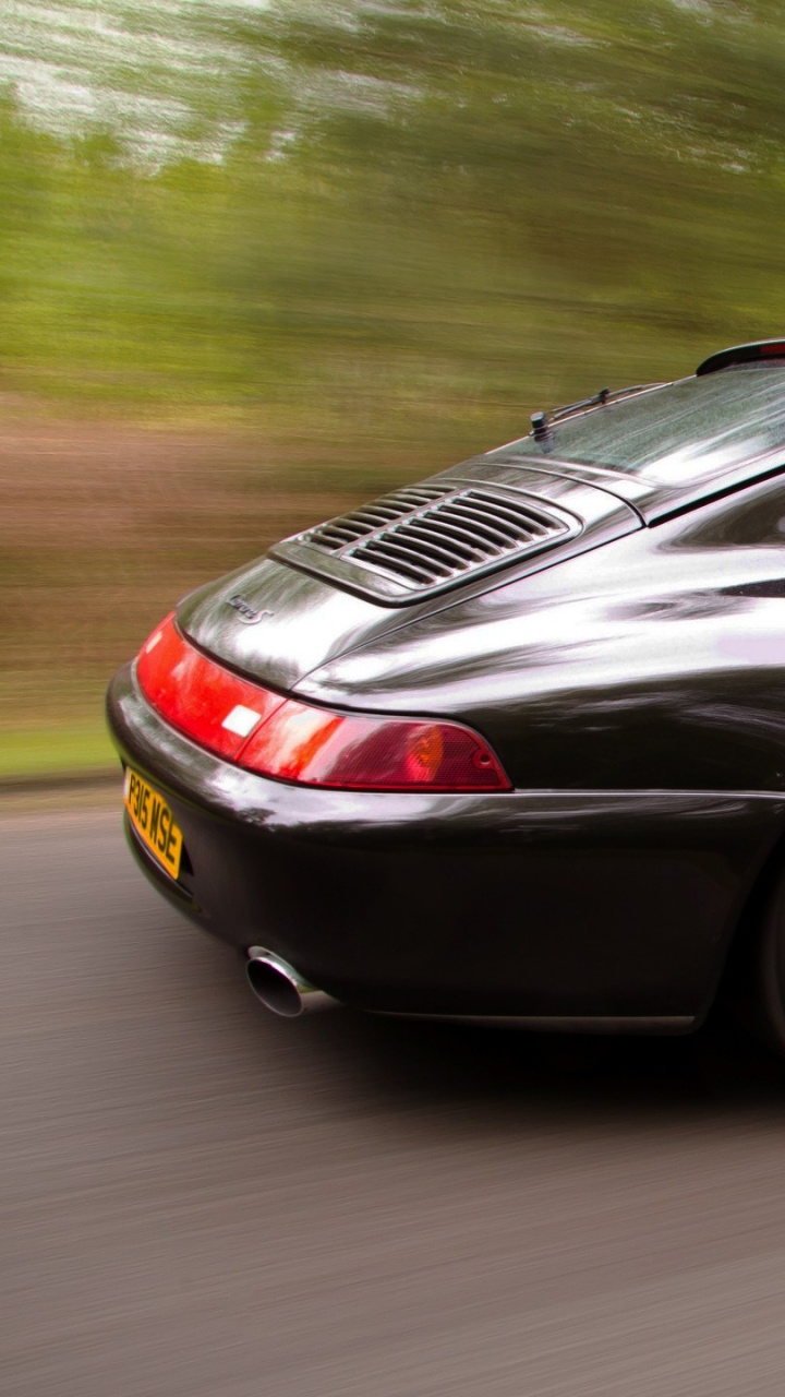 Black Mercedes Benz Coupe on Road. Wallpaper in 720x1280 Resolution