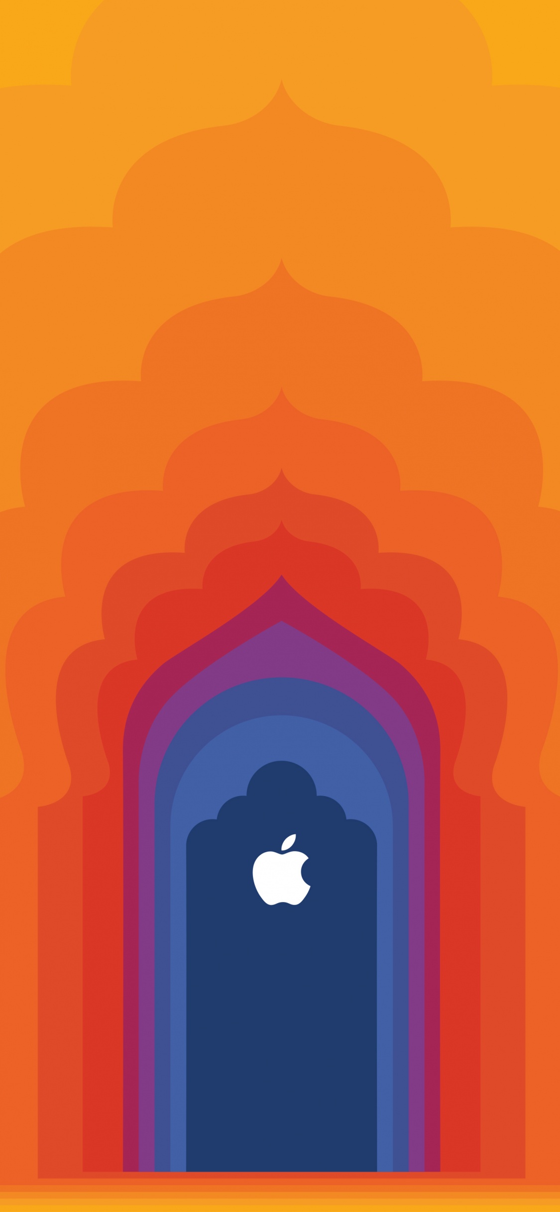 Saké Aux Pommes, Apple, Iclarifié, Orange, Jaune. Wallpaper in 1125x2436 Resolution