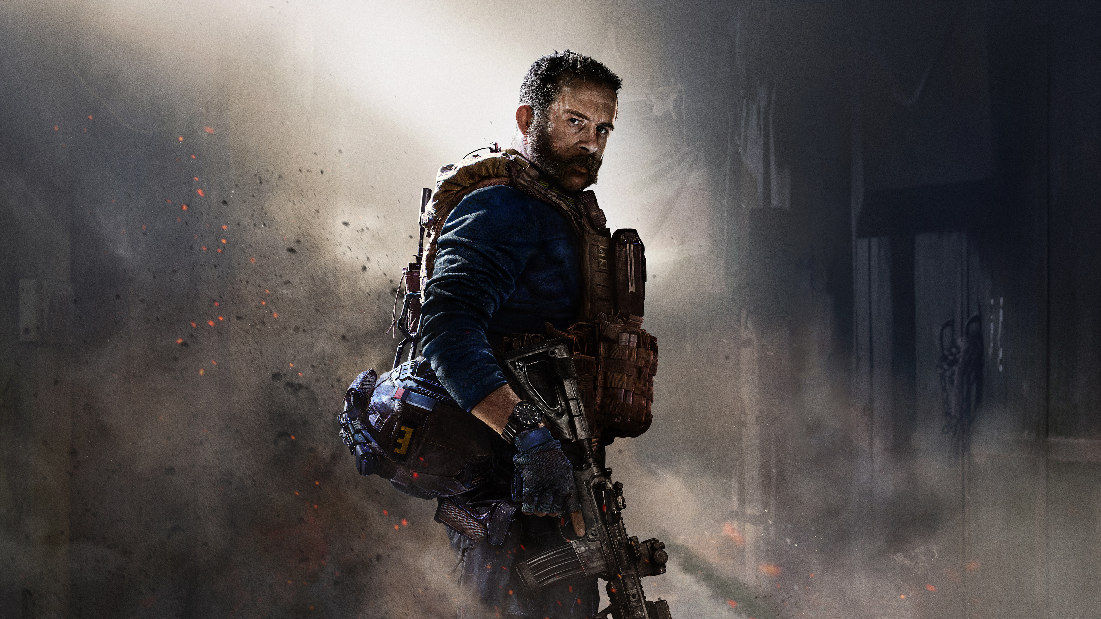 pc Game, Action Film, Darkness, Action Adventure Game, Call of Duty 4 Modern Warfare. Wallpaper in 3840x2160 Resolution