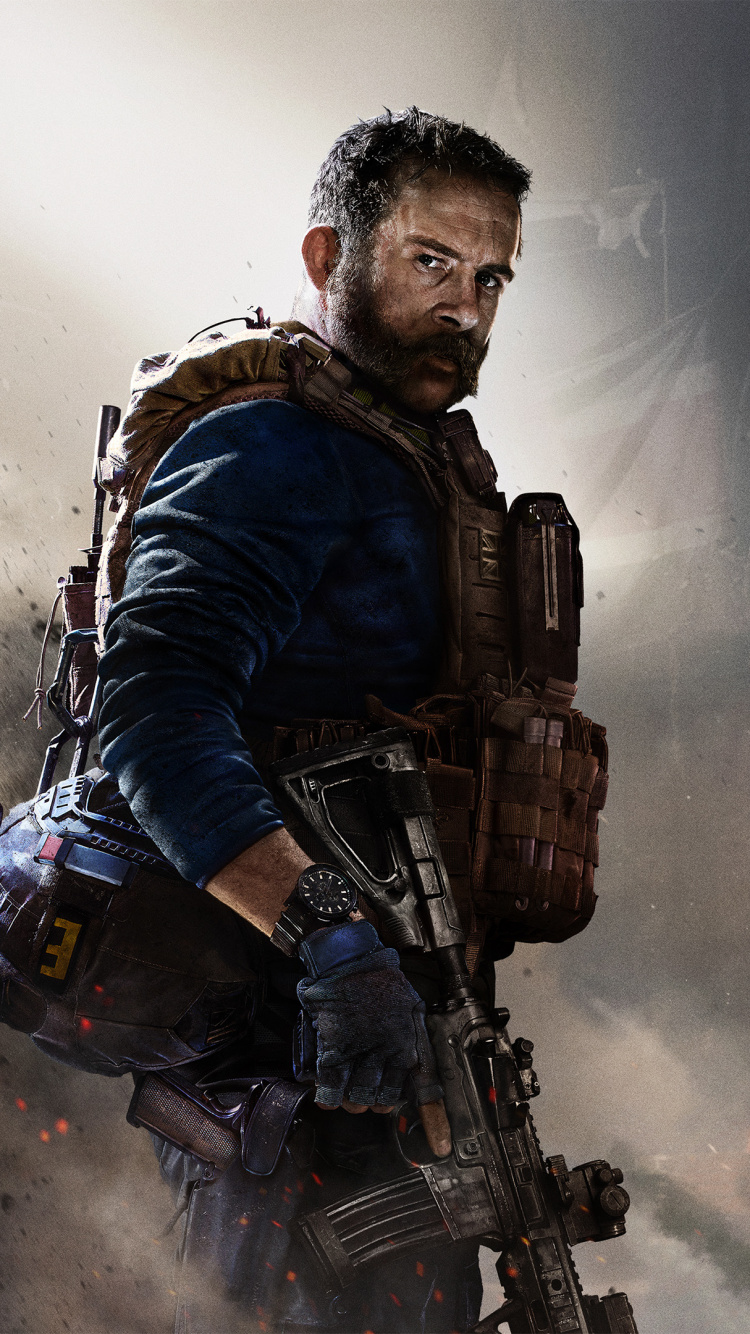 pc Game, Action Film, Darkness, Action Adventure Game, Call of Duty 4 Modern Warfare. Wallpaper in 750x1334 Resolution