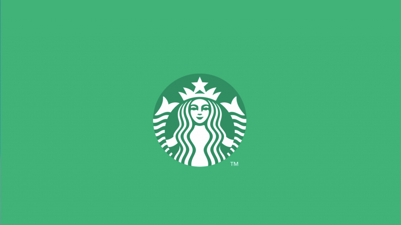 Starbucks, Nouveau Logo Starbucks 2011, Tortues de Mer, Logo, Green. Wallpaper in 1280x720 Resolution