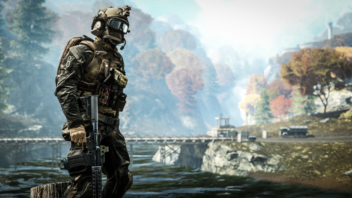 pc Game, Soldier, Games, Adventure Game, Strategy Video Game. Wallpaper in 1366x768 Resolution