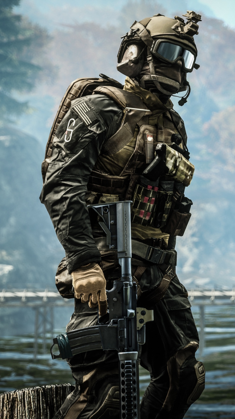 Jeu Pc, Soldat, Jeu D'aventure, Stratégie de Jeu Vidéo, Composition Numérique. Wallpaper in 750x1334 Resolution