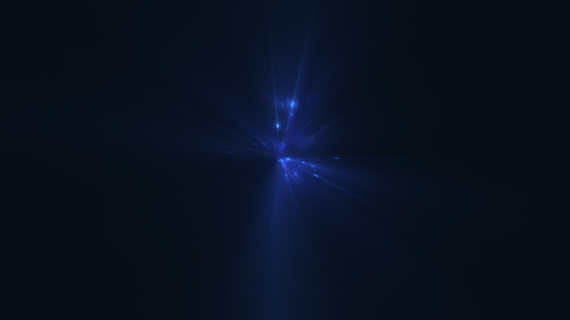Blue Light in Dark Room. Wallpaper in 1920x1080 Resolution