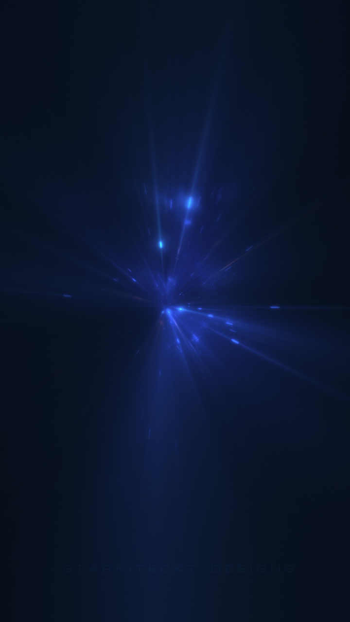 Blue Light in Dark Room. Wallpaper in 720x1280 Resolution