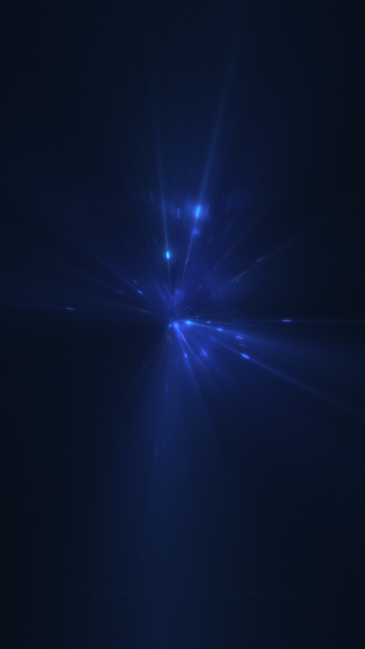 Blue Light in Dark Room. Wallpaper in 750x1334 Resolution