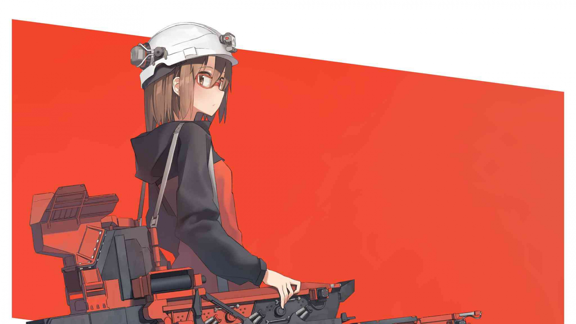 Mujer en Camisa de Manga Larga Negra y Pantalón Negro Sentado en un Tren de Juguete Rojo y Negro. Wallpaper in 1920x1080 Resolution