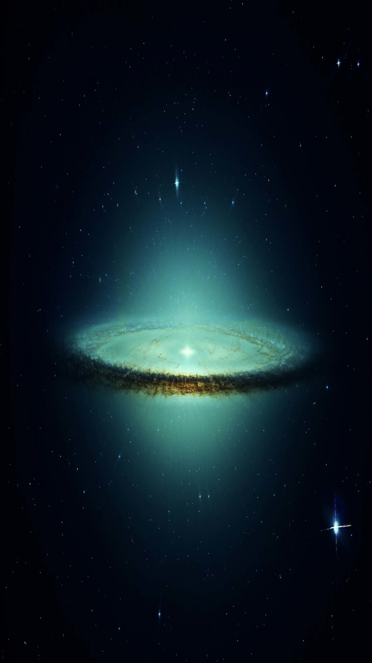 Huawei, Huawei Mate, Huawei Mate 10, Galaxie Du Sombrero, Galaxie. Wallpaper in 750x1334 Resolution