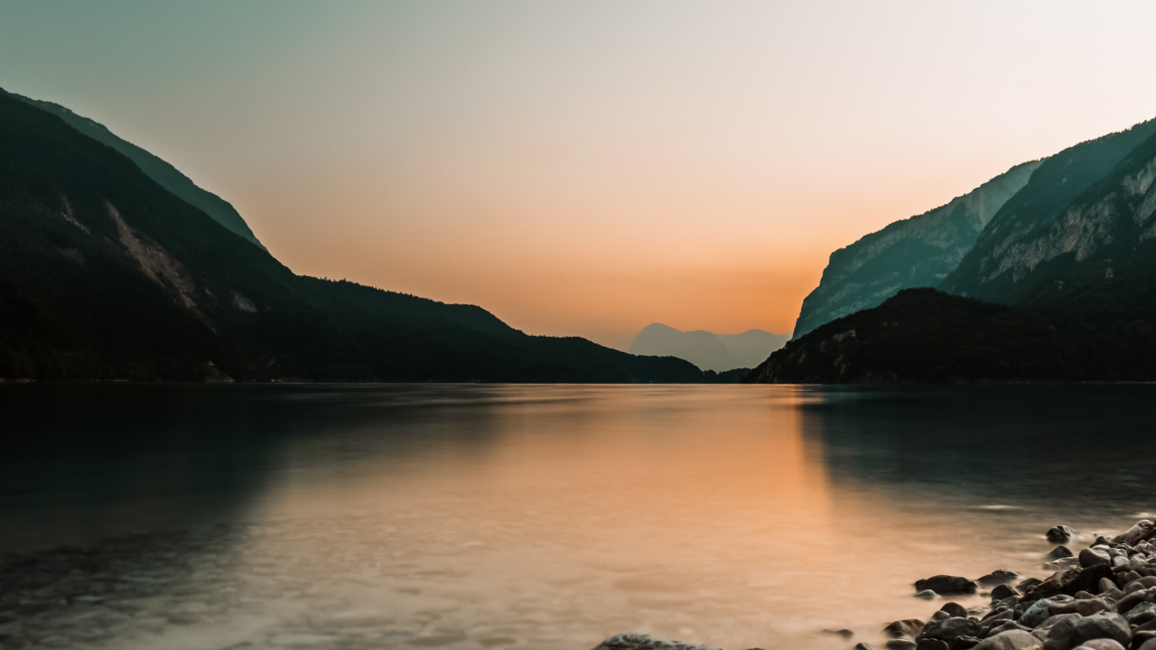 Reflexion, Wasser, Wasserressourcen, Naturlandschaft, Sonnenlicht. Wallpaper in 1280x720 Resolution