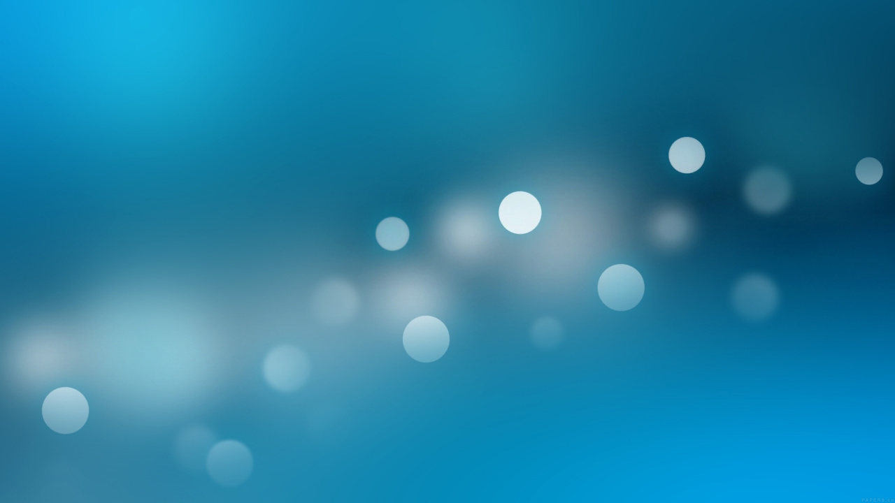 White and Blue Bokeh Lights. Wallpaper in 1280x720 Resolution