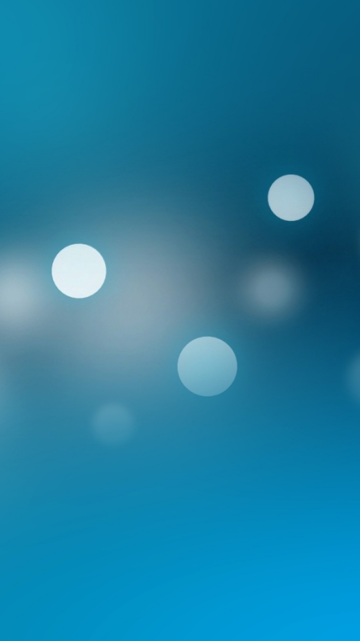 White and Blue Bokeh Lights. Wallpaper in 720x1280 Resolution
