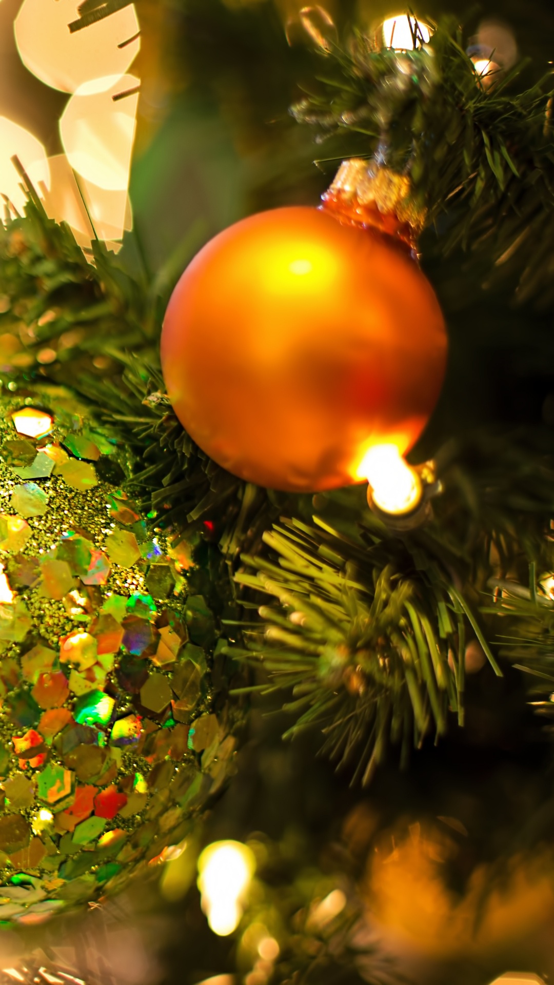 Christmas Day, Christmas Lights, Christmas Ornament, Christmas, Tree. Wallpaper in 1080x1920 Resolution