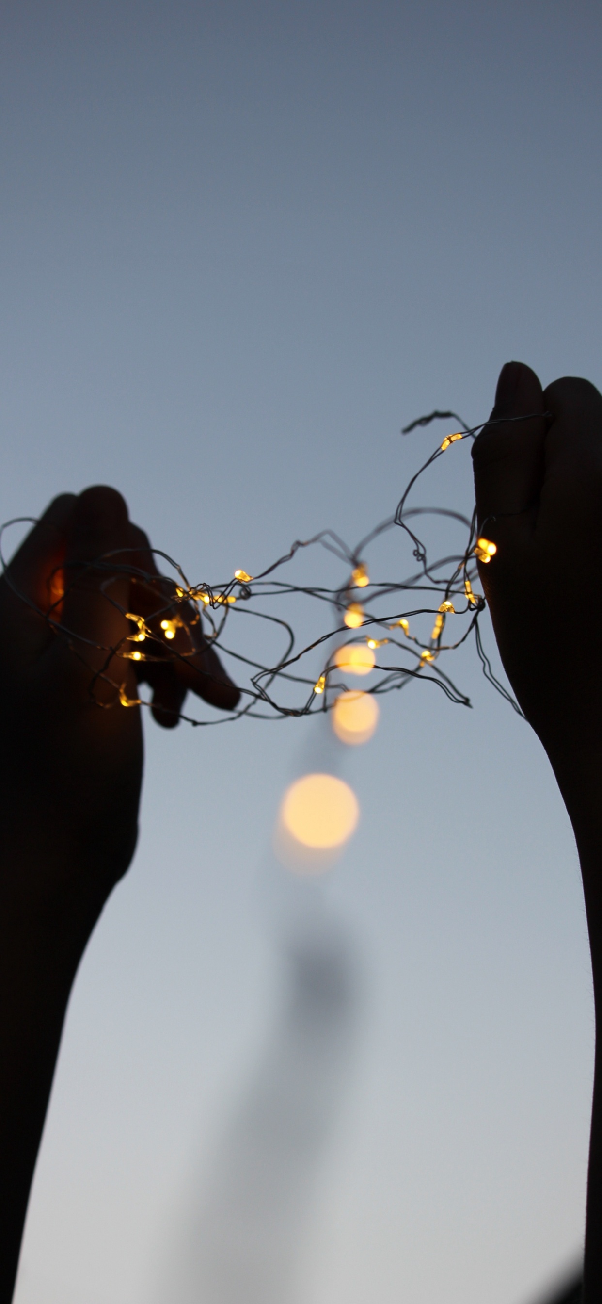 Garland, Christmas Lights, Light, Yellow, Christmas. Wallpaper in 1242x2688 Resolution