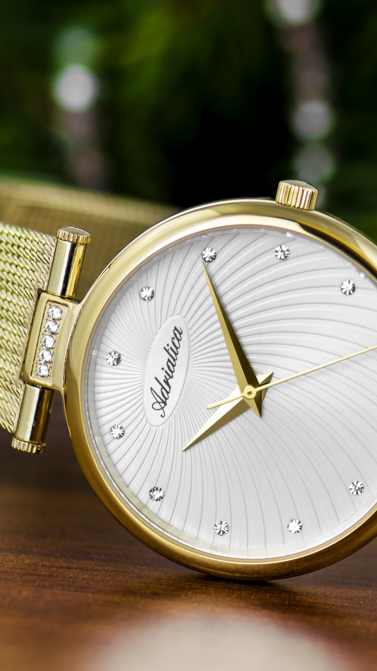 Cadeau, Or, Bijouterie, Watch, Métal. Wallpaper in 750x1334 Resolution