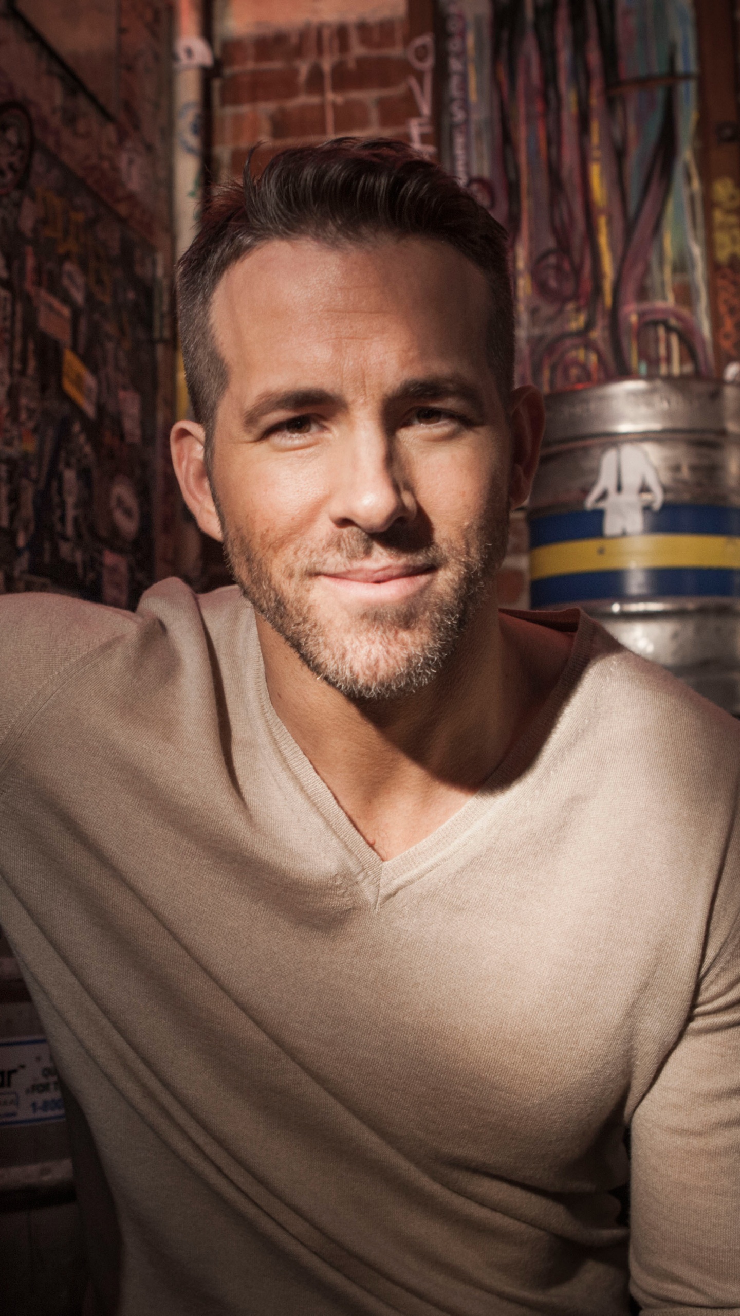 Ryan Reynolds, Deadpool, Schauspieler, Berühmtheit, Film. Wallpaper in 1440x2560 Resolution