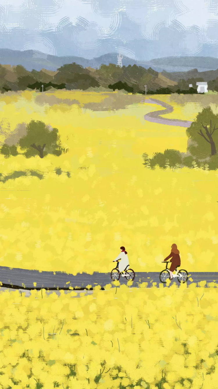 Xiaomi, Xiaomi Redmi 5, Canola, Arte, Kiev, Ucrania. Wallpaper in 750x1334 Resolution