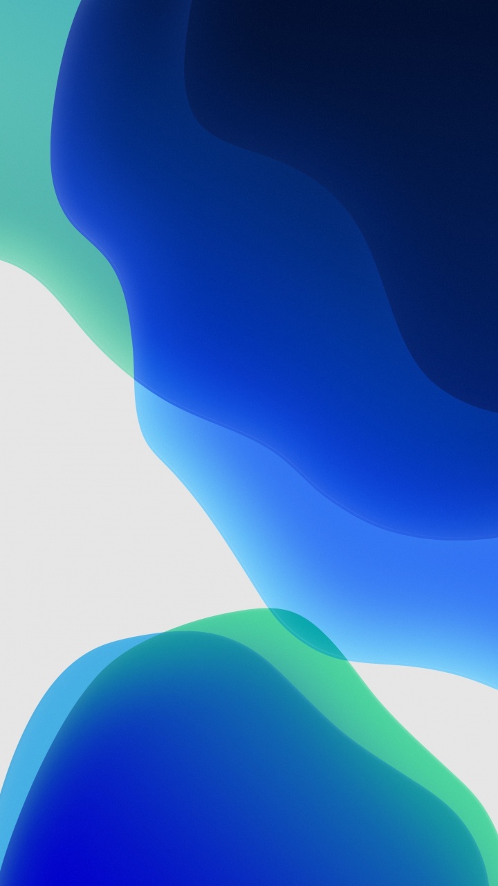 IOS, IOS 13, Apple, la Pureté de la Couleur, Azure. Wallpaper in 720x1280 Resolution