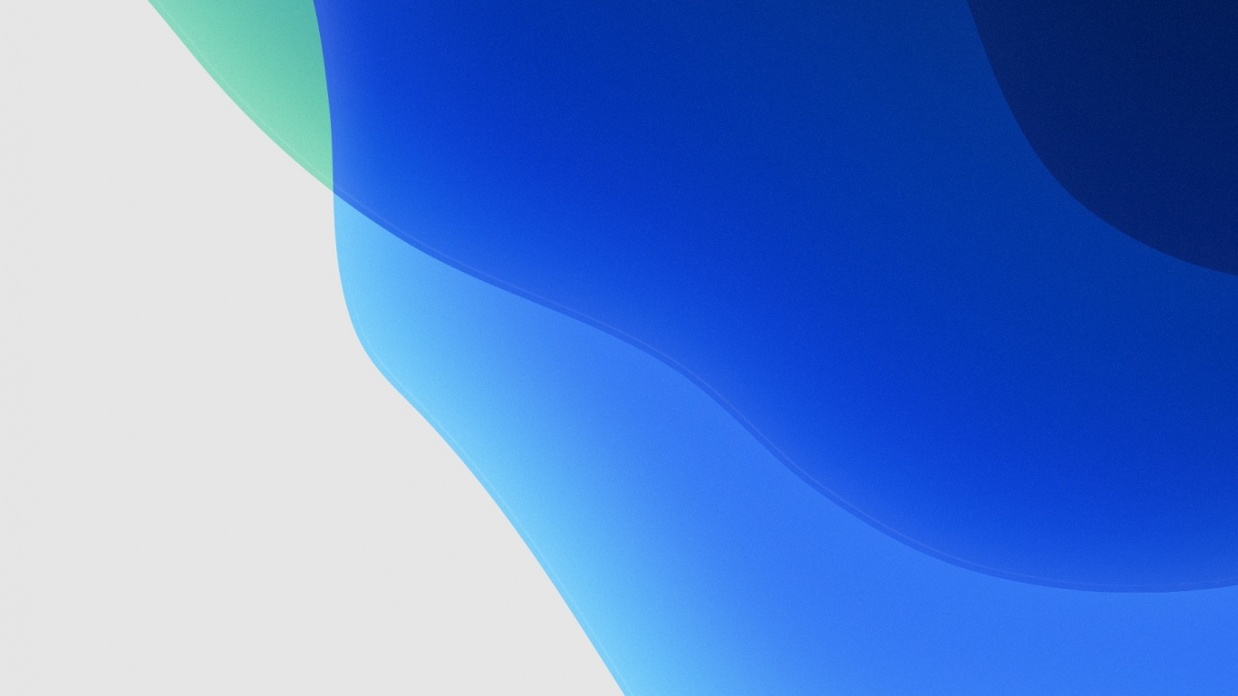 Ios, IOS 13, Manzana, Azure, Aqua. Wallpaper in 1366x768 Resolution