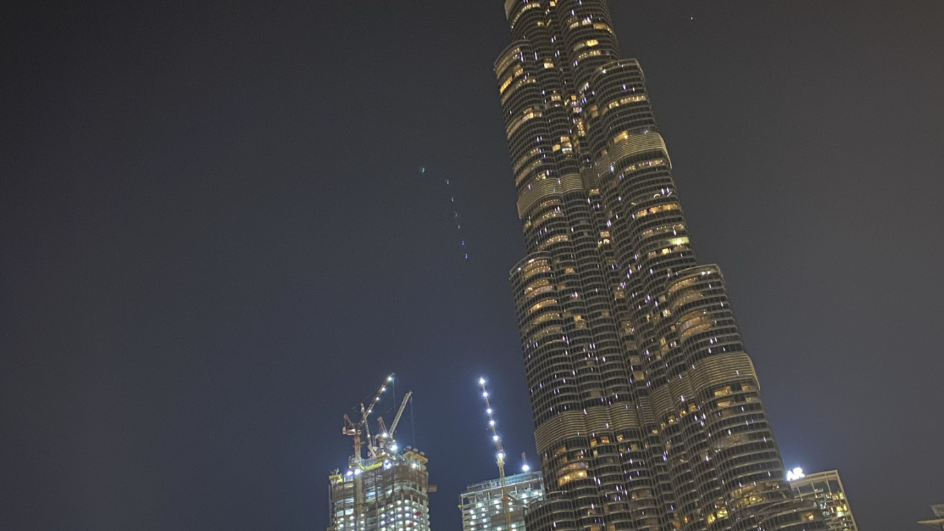 哈利法塔, 塔块, 大都会, 城市, 城市景观 壁纸 1366x768 允许