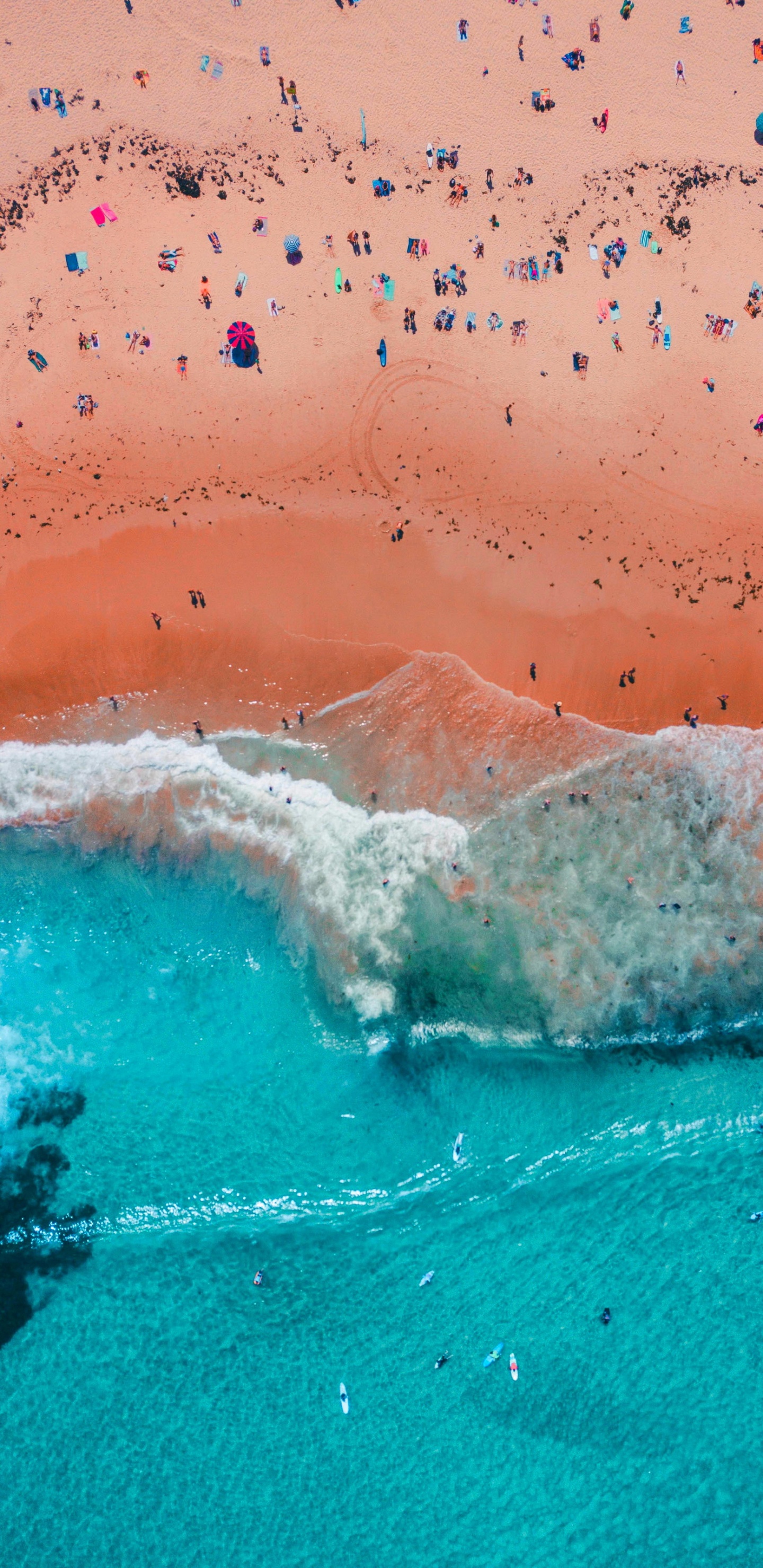 Eau, Plage, Liquid, Fluide, Corps de L'eau. Wallpaper in 1440x2960 Resolution