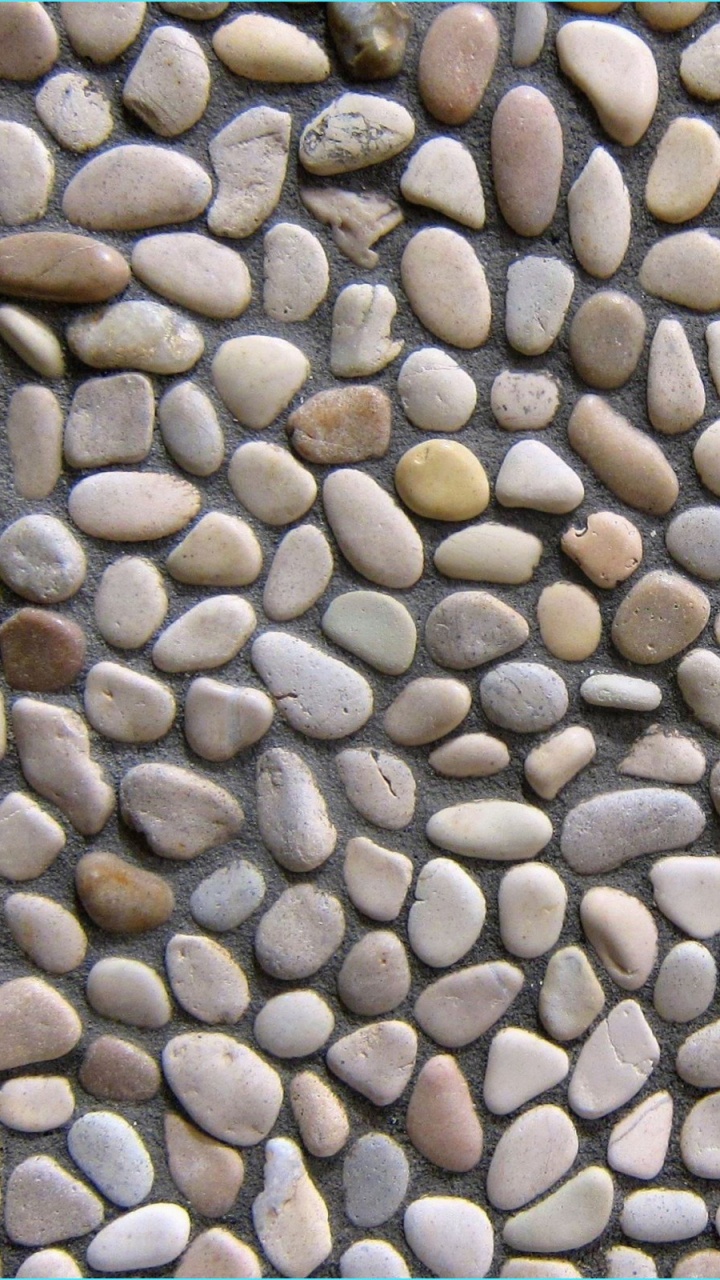 Brown and Gray Stones on Gray Ground. Wallpaper in 720x1280 Resolution