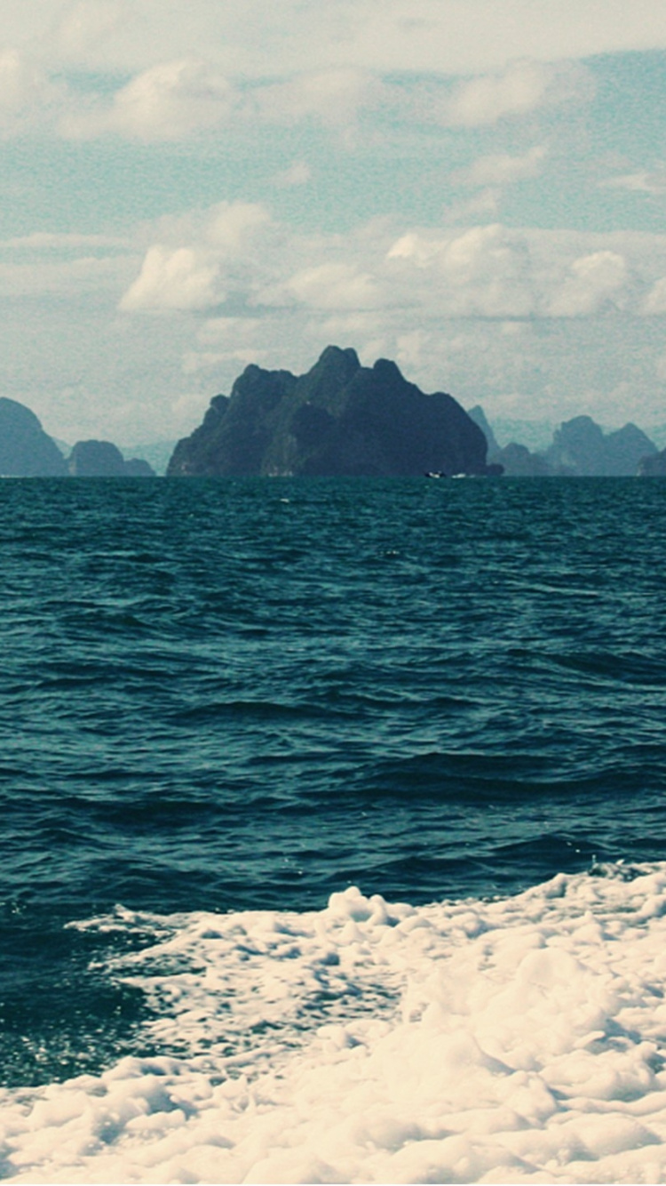 大海, 海洋, 海岸, 地平线, 海角 壁纸 750x1334 允许