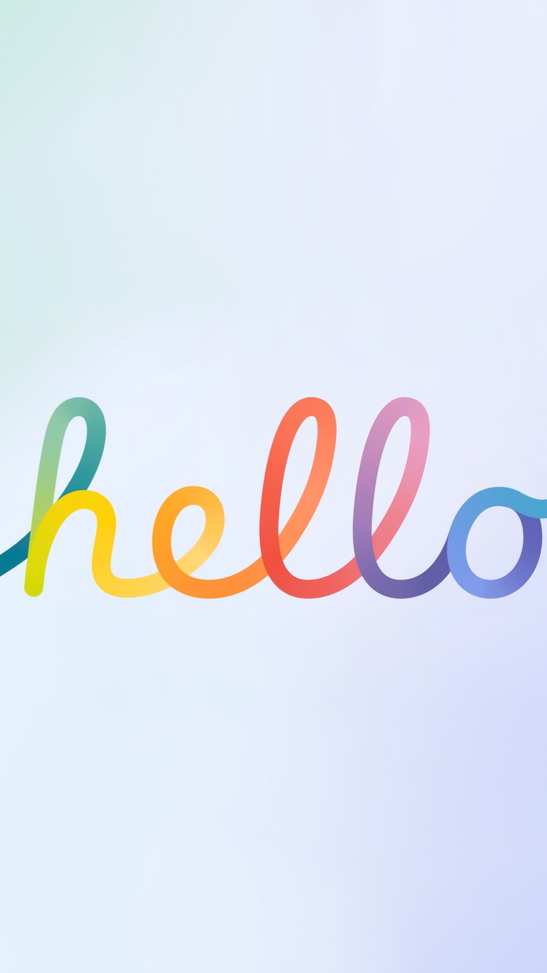 “hello” New IMac 2021 Announcement Wallpaper for IPad. Wallpaper in 1080x1920 Resolution