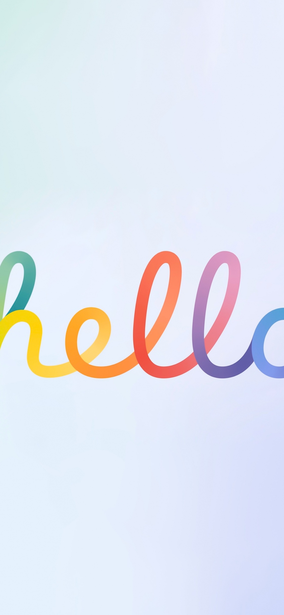 “hello” New IMac 2021 Announcement Wallpaper for IPad. Wallpaper in 1125x2436 Resolution